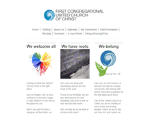 Tablet Screenshot of congregationalchurch.net